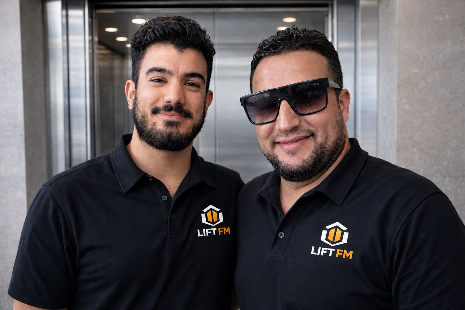 Mouheb, co-fondateur, et Fraj, responsable technique de Lift FM